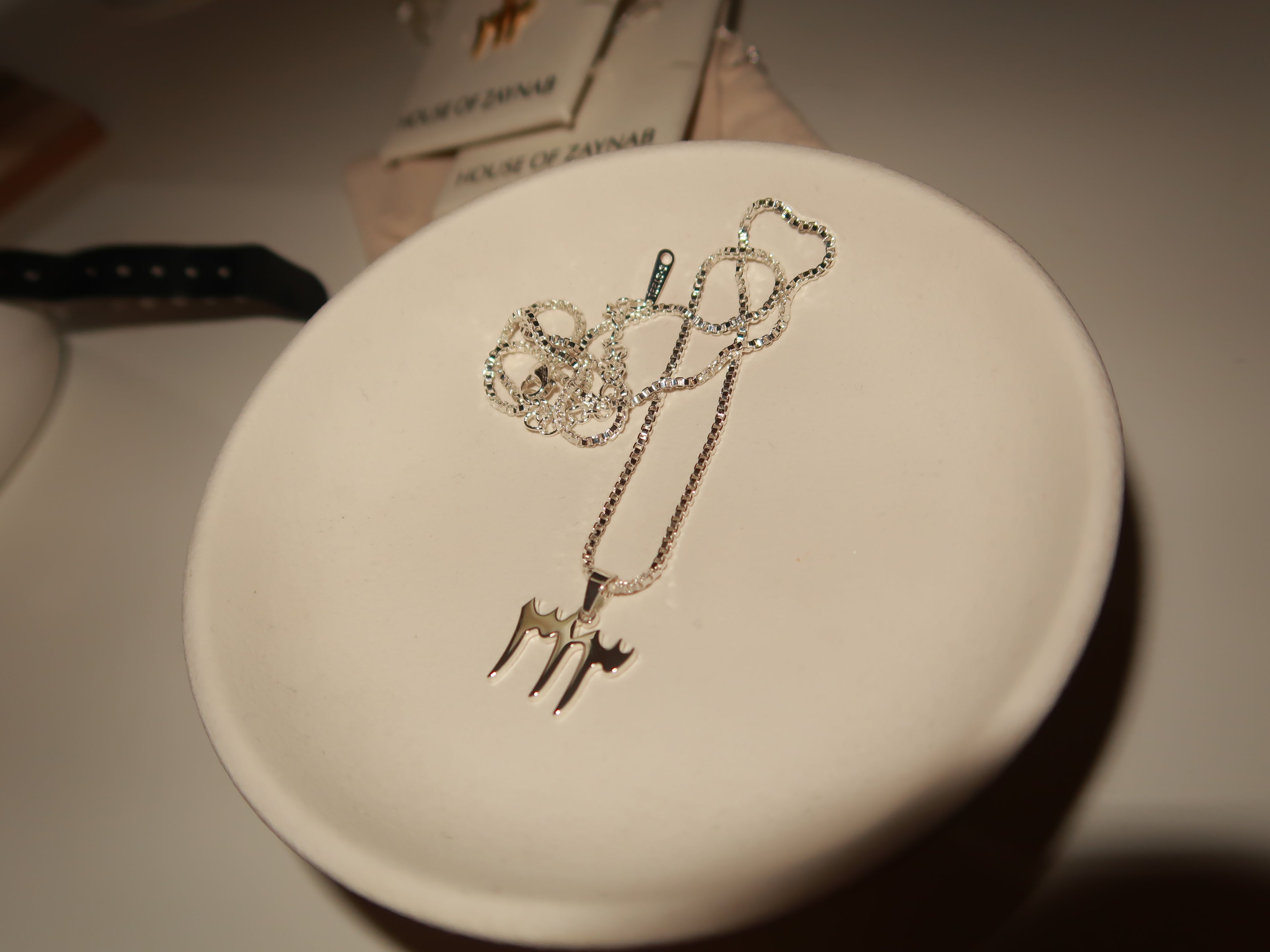 313 necklace silver