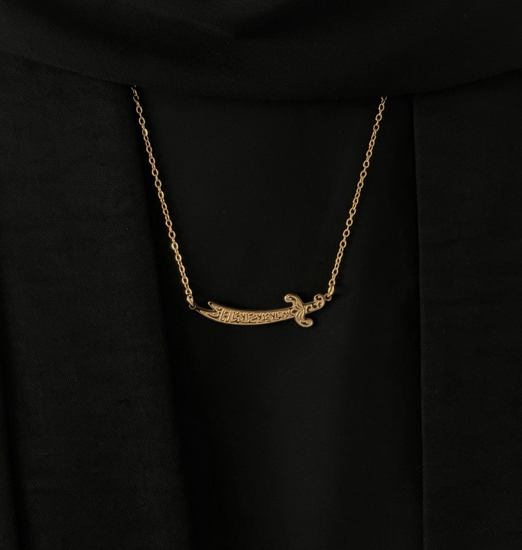 Zulfiqar Necklace Gold