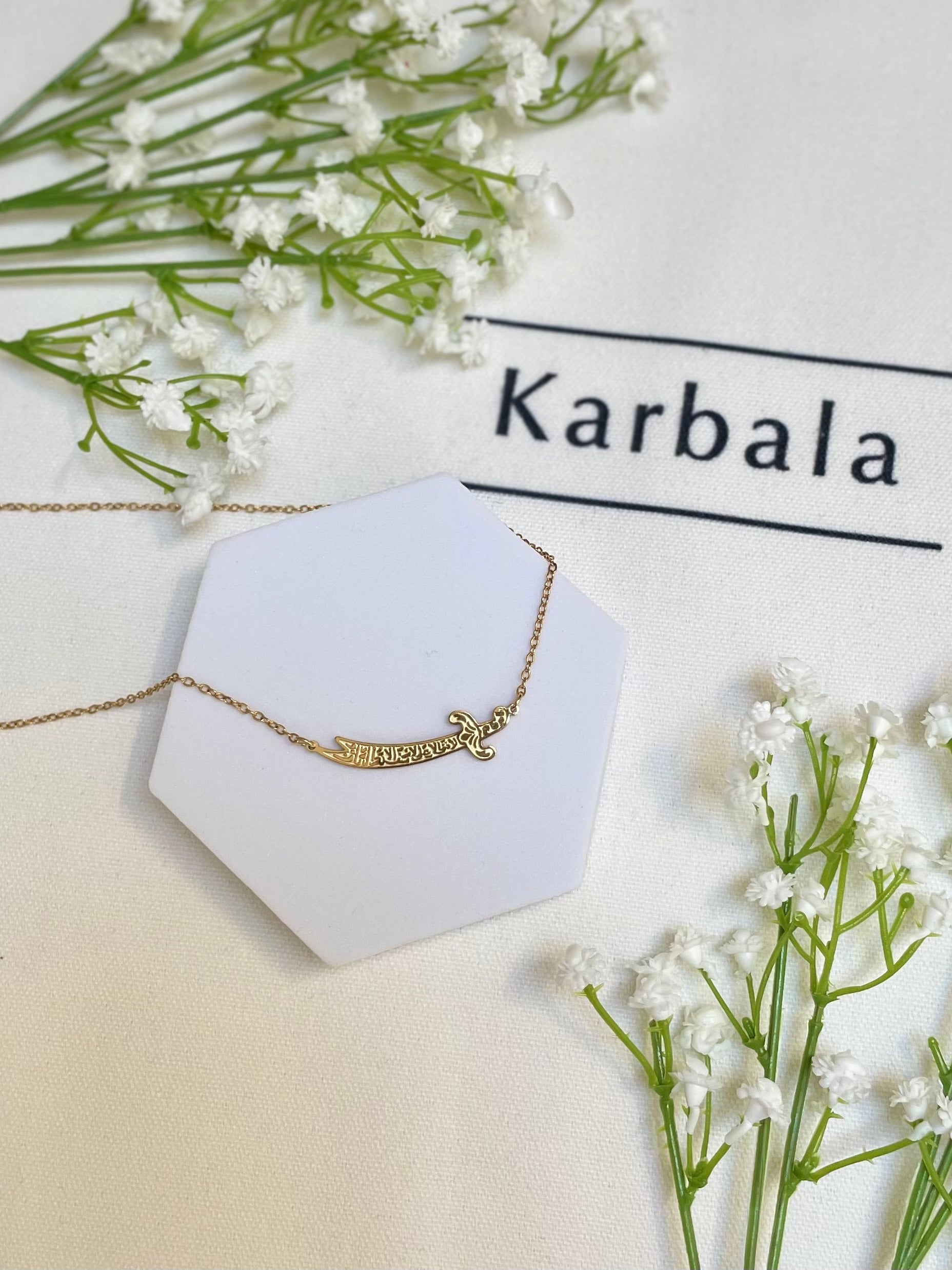 Zulfiqar Necklace Gold